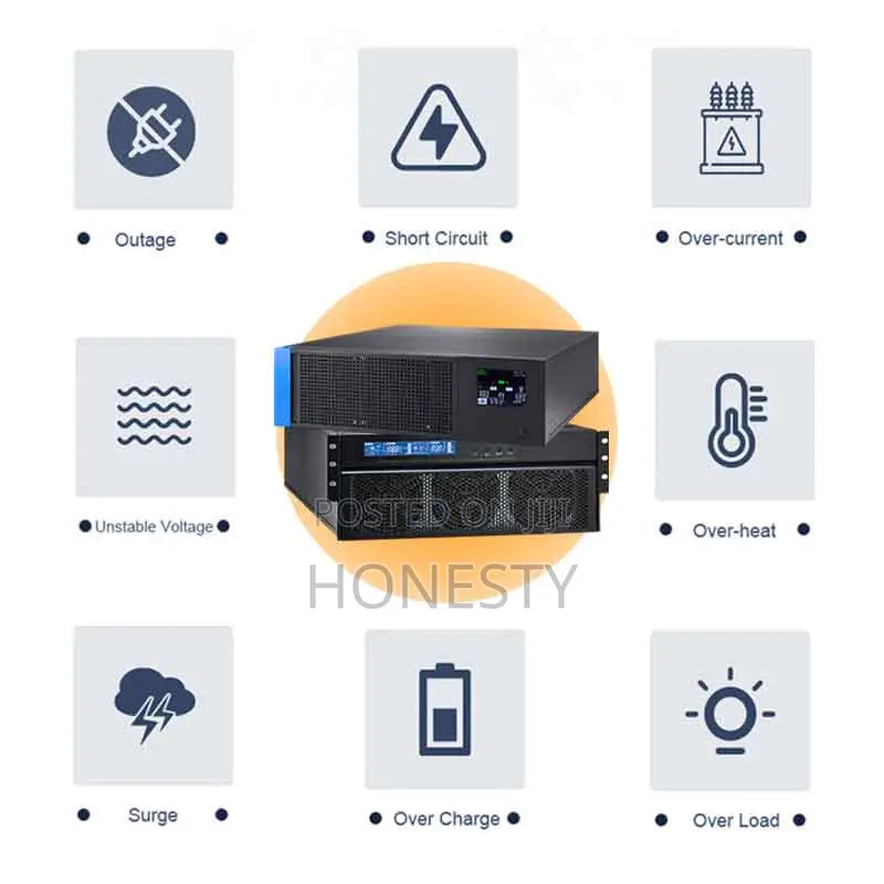 Cwups 10kva Rack-Mounted Ups Backup Power Supply for Medica