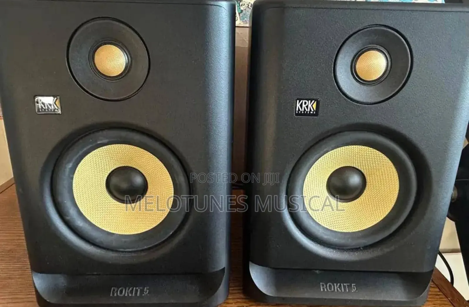 KRK Rokit 5 G4 Bi-Amp 5" Powered Studio Monitor Pair, Black