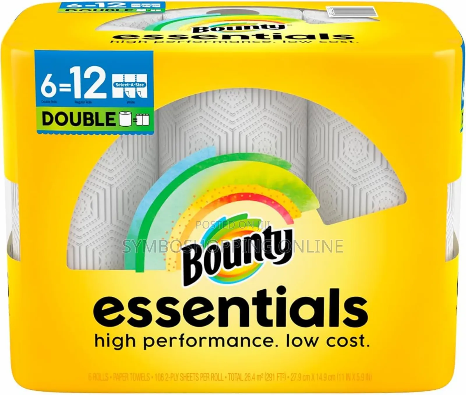 Bounty Essentials Paper Towels, 6 in a Pack
