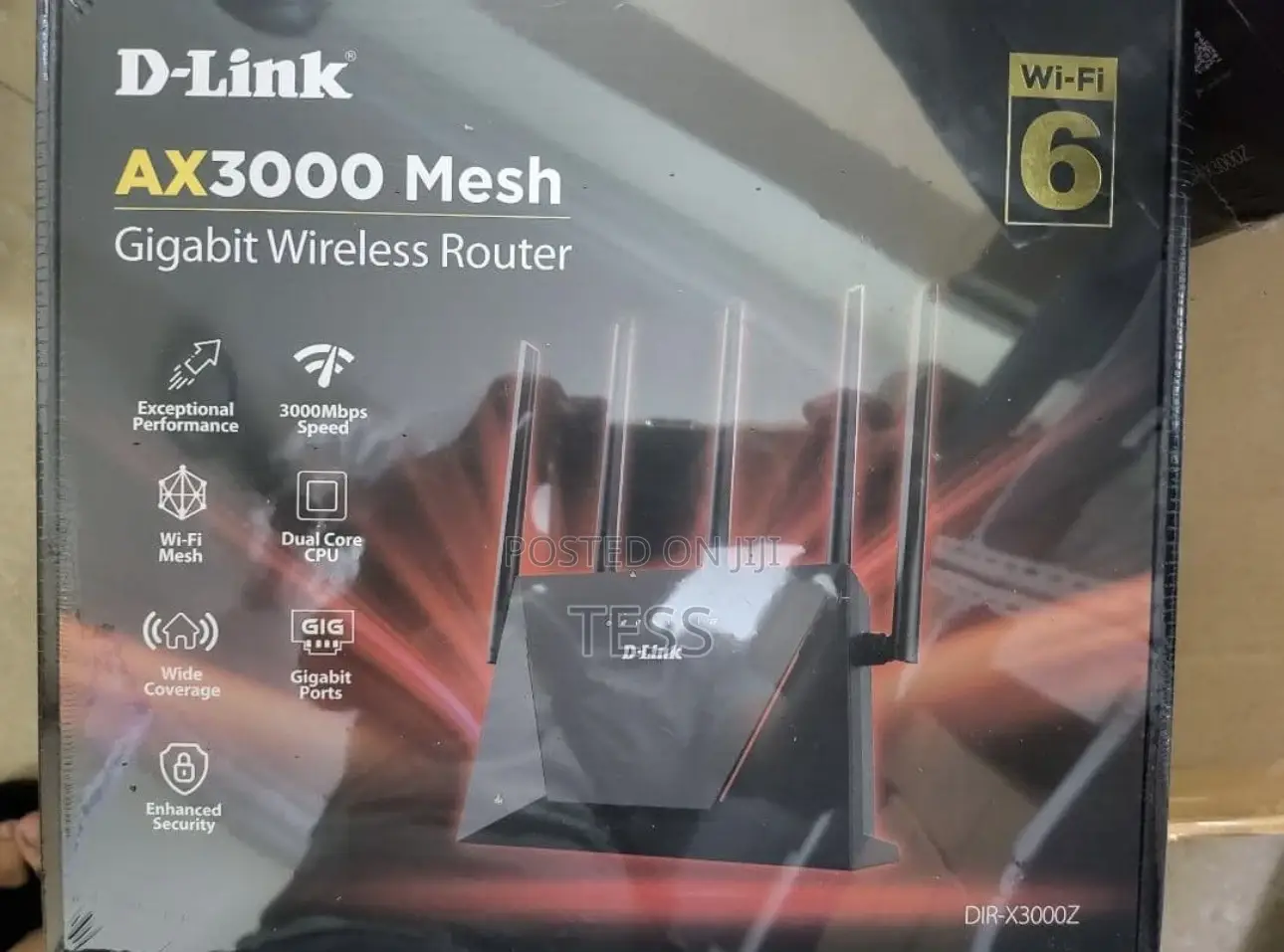 D-Link Ax3000 Mesh Gigabit Wireless Router Dir-X3000z Wi-Fi6