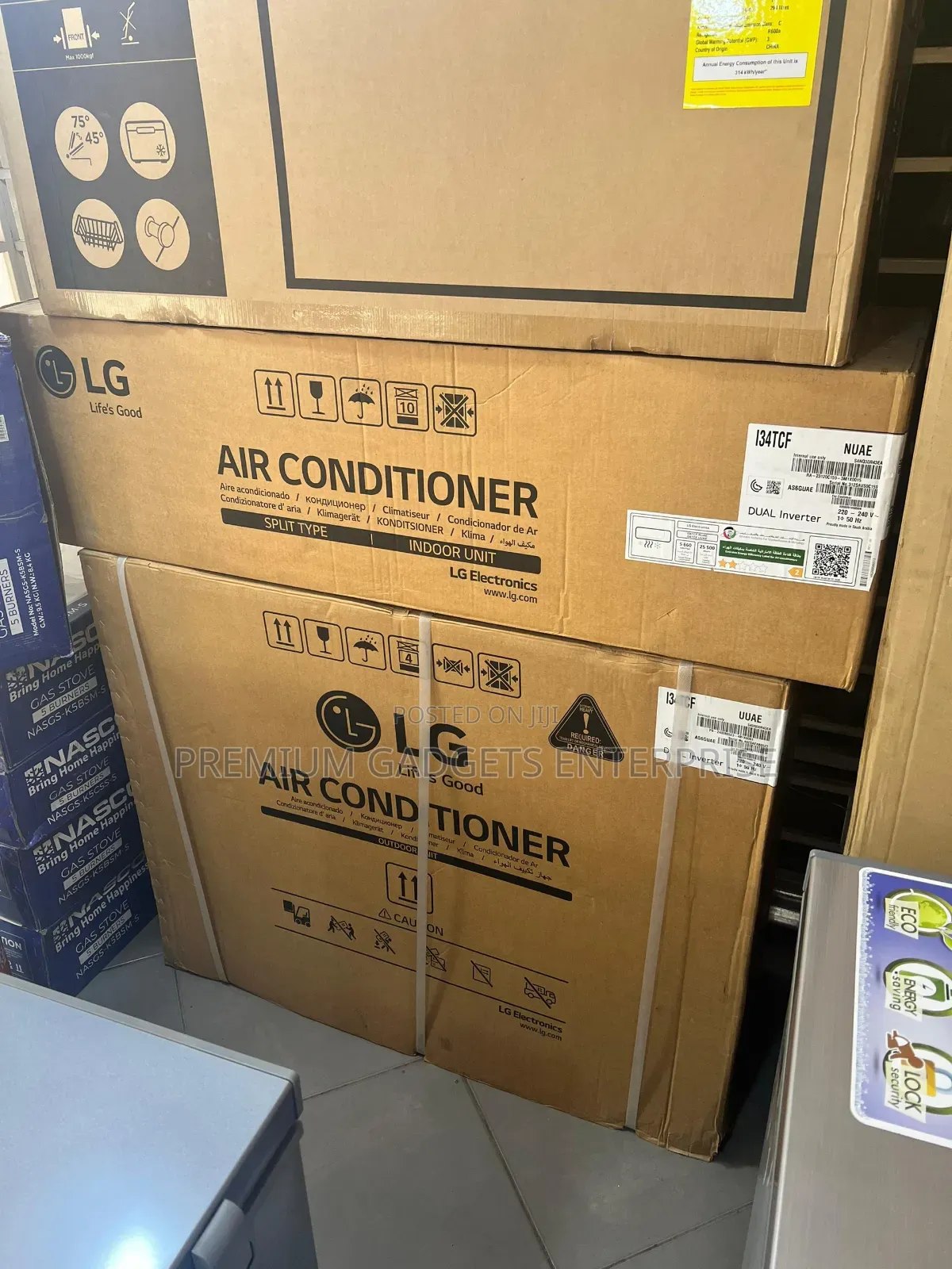 LG 65% Energy Saving 3.0hp Dual Inverter Split WALL R410 AC