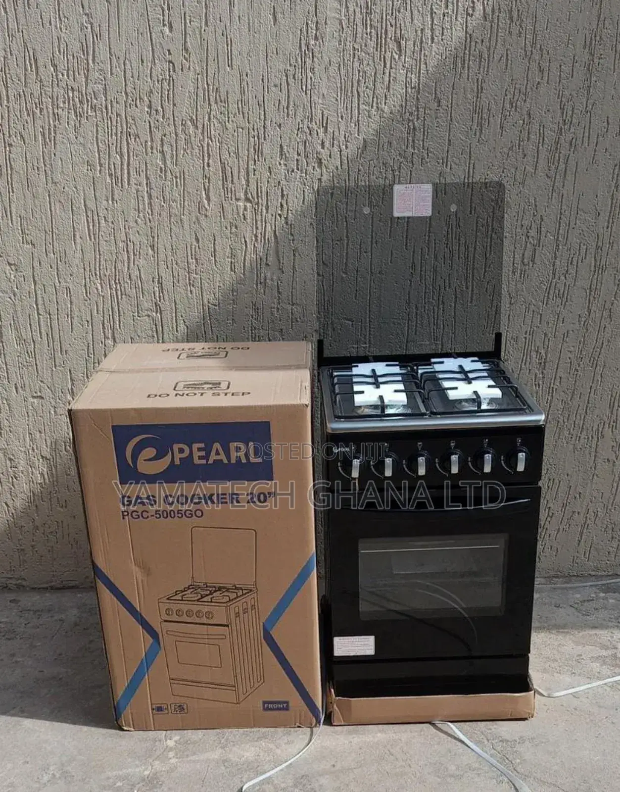 Pearl 50 by 50 Gas Stove With Grill and Oven PCG-5005go