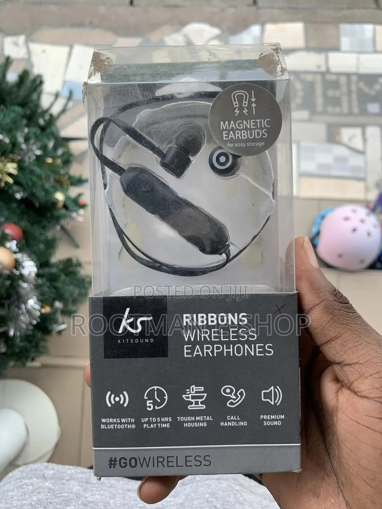 Kitsound Ribbons Wireless Bluetooth Earphone With Microphone