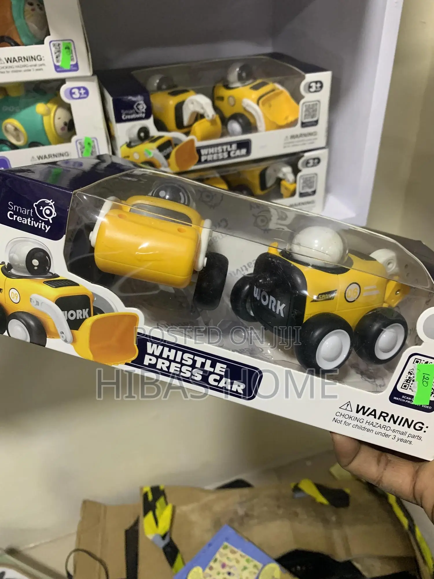 Whistle Press Car Astronaut Toy Push Car