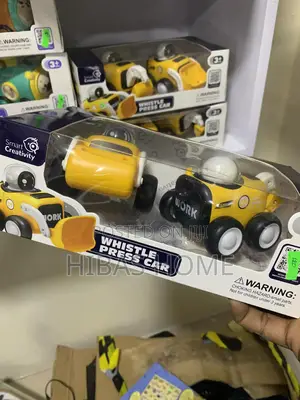 Whistle Press Car Astronaut Toy Push Car