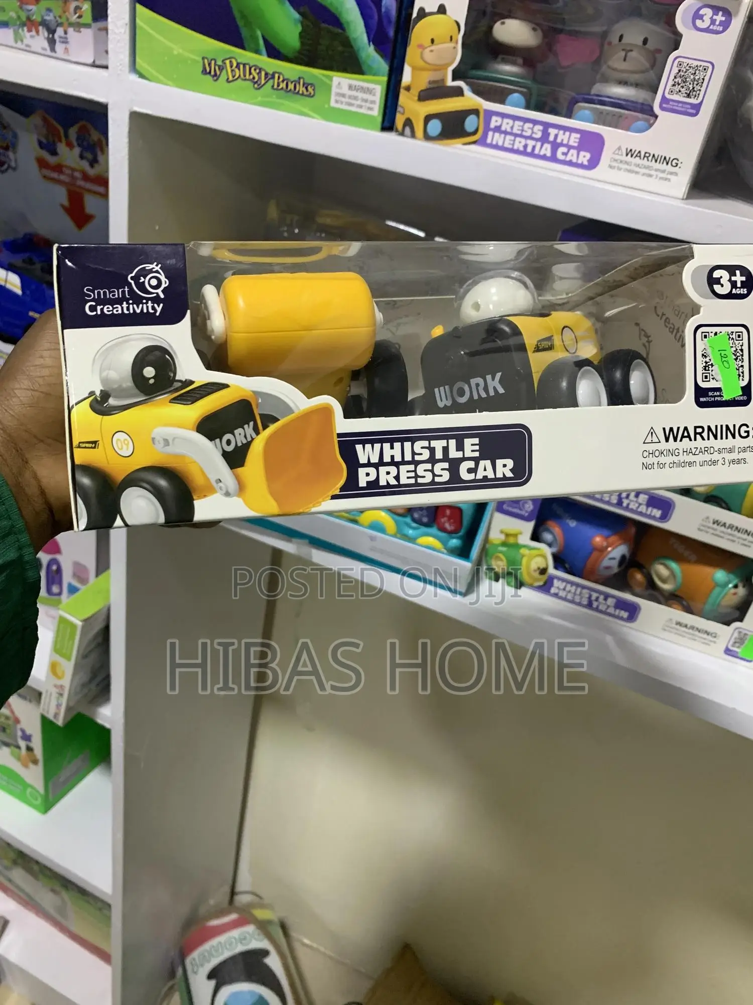 Whistle Press Car Astronaut Toy Push Car