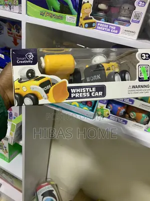 Whistle Press Car Astronaut Toy Push Car