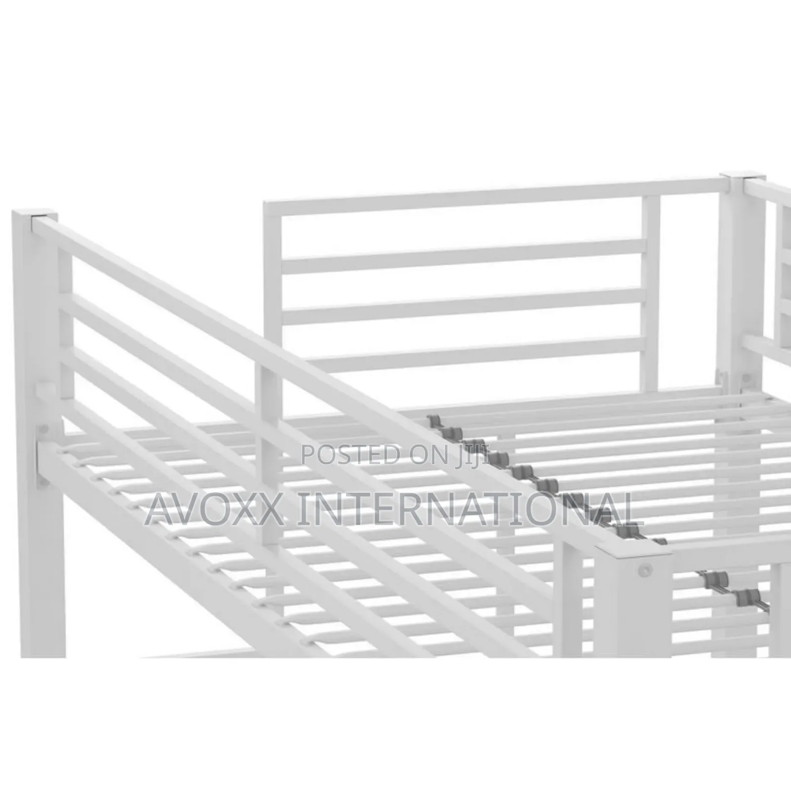 DHP Twin Metal Loft Bed, Off White/ 5410496WE