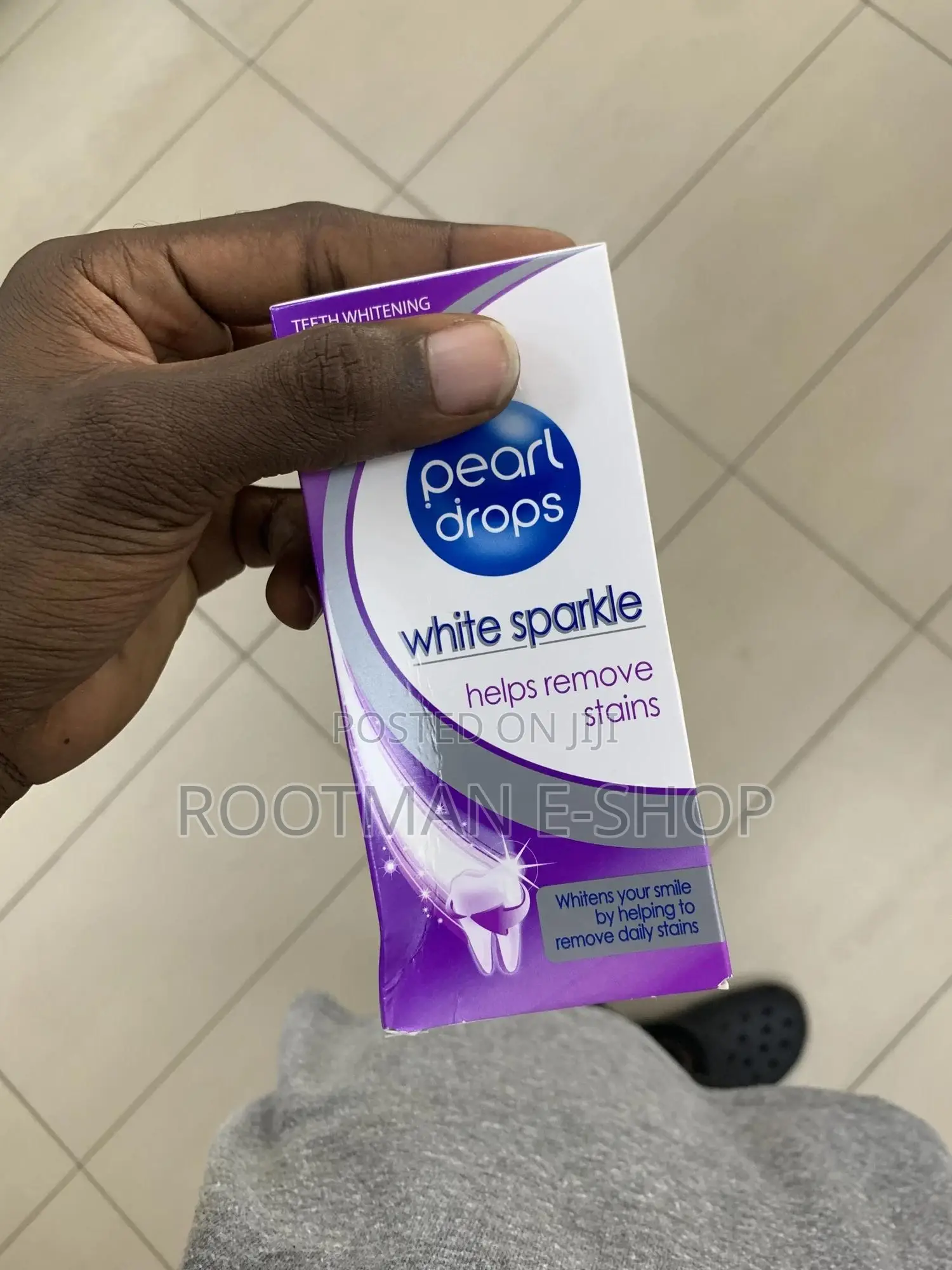 Pearl Drops Toothpolish White Sparkle Help Remove Stains 50m