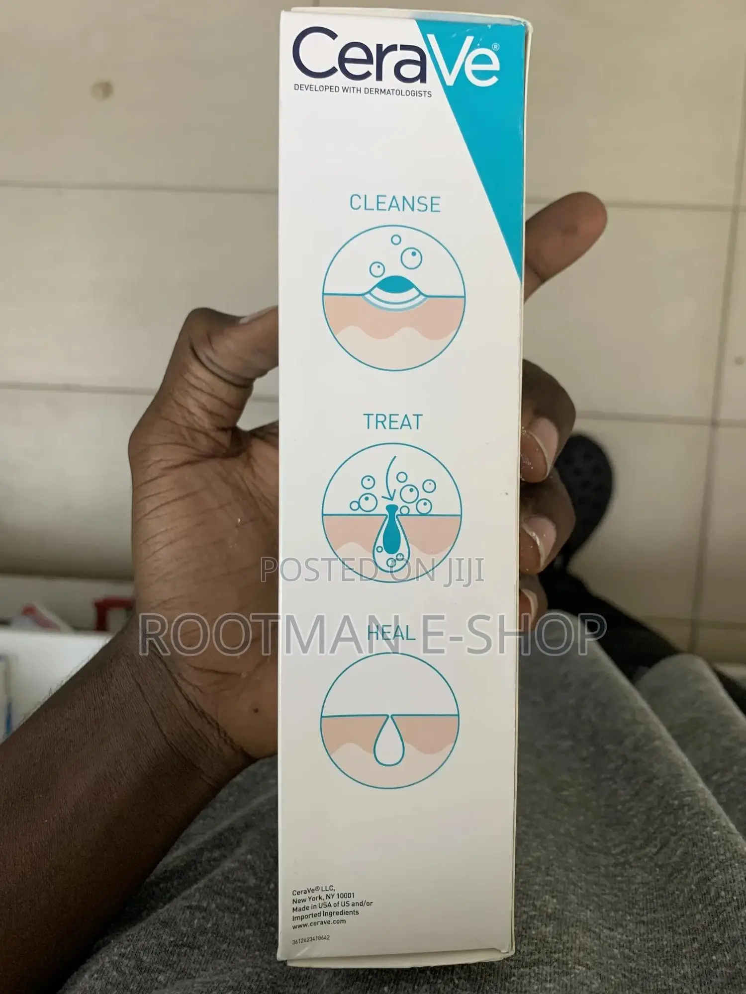 Cerave 10% Acne Foaming Cream Cleanser Face Wash 150ml