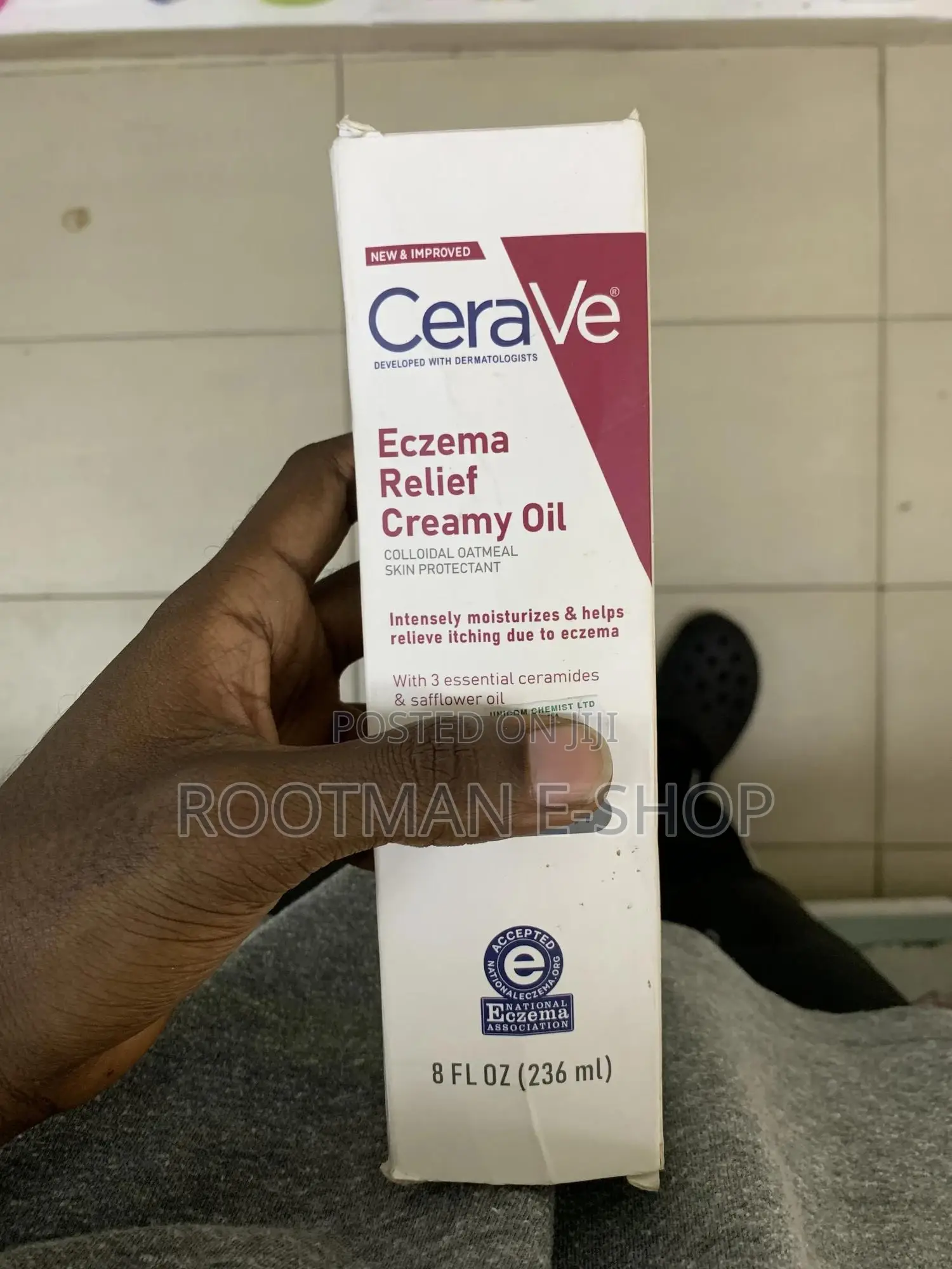 Cerave Eczema Relief Creamy Body Oil COLLOIDAL OATMEAL SKIN