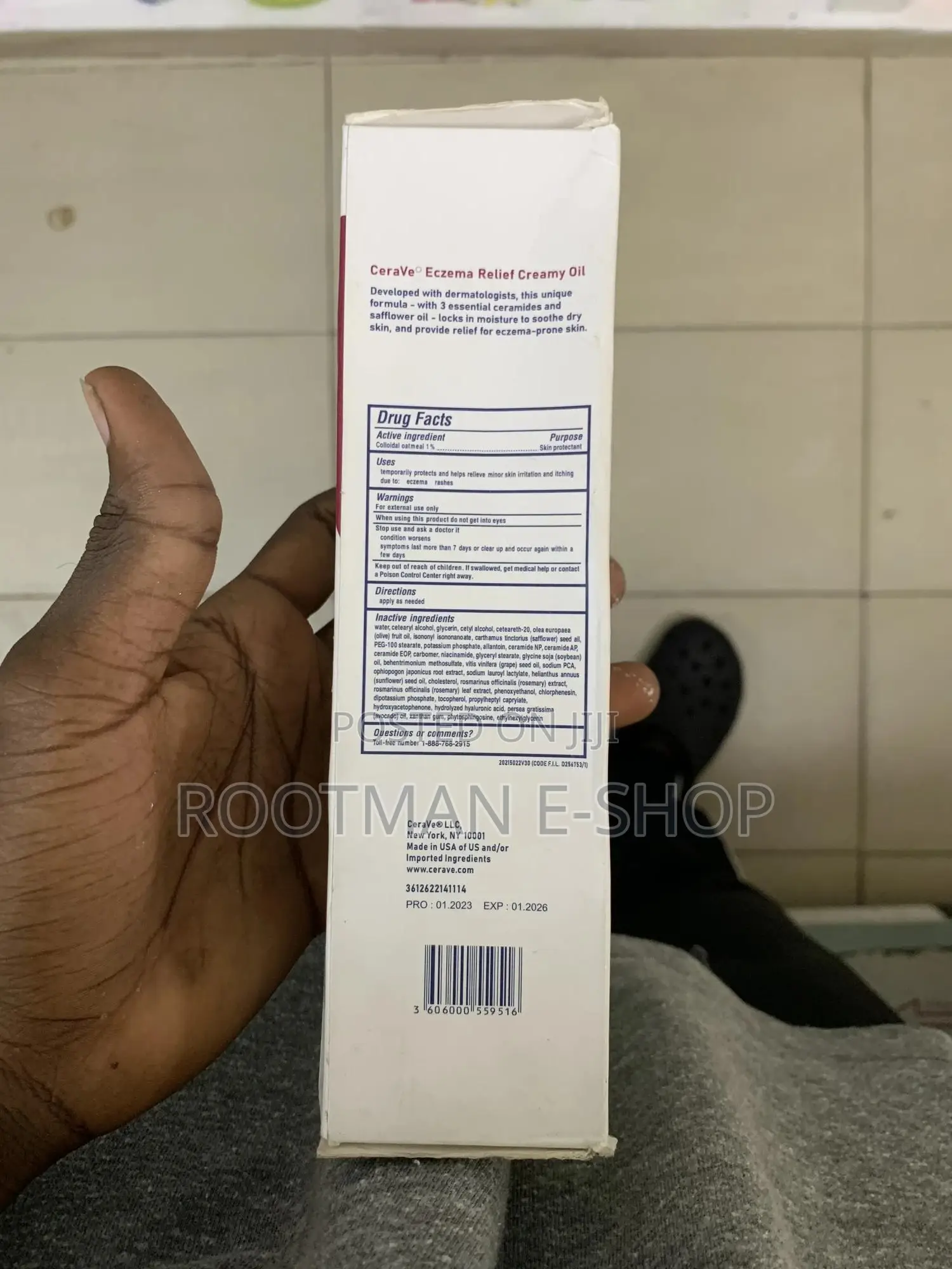 Cerave Eczema Relief Creamy Body Oil COLLOIDAL OATMEAL SKIN