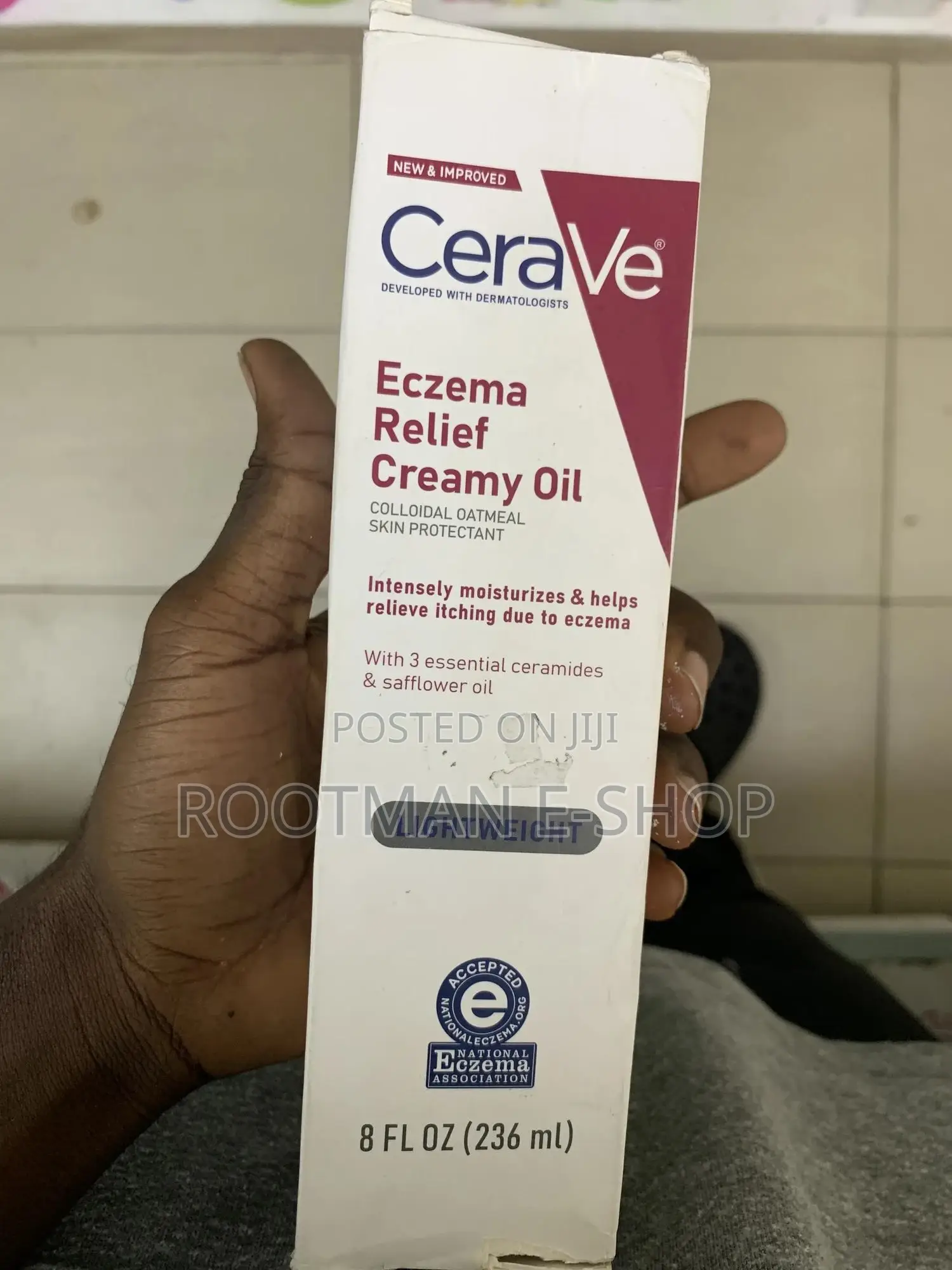 Cerave Eczema Relief Creamy Body Oil COLLOIDAL OATMEAL SKIN