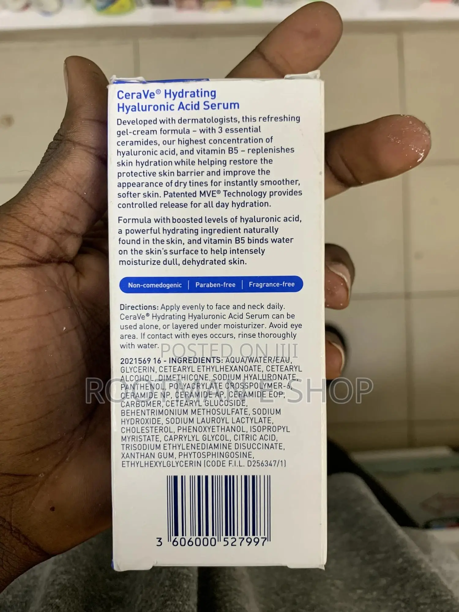 Cerave Hydrating Hyaluronic Acid Serum