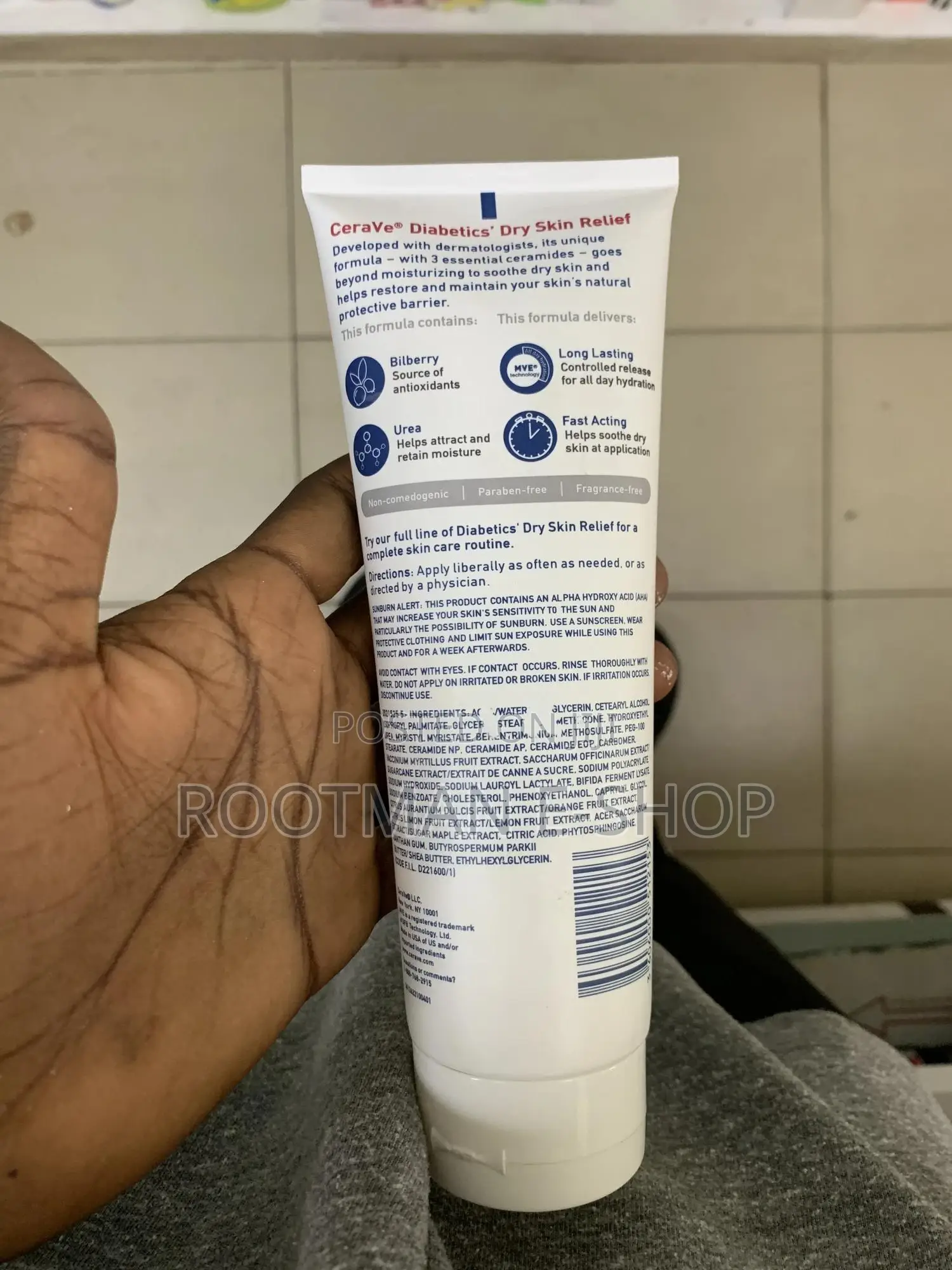 Cerave Moisturizing Cream for Diabetics Dry Skin Urea Cream