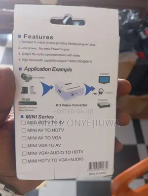 Av to Hdmi Converter