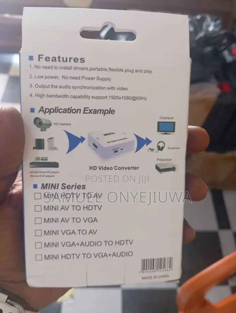 Av to Hdmi Converter