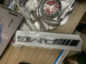 Mercedes Benz AMG Writing Emblem Sticker Logo