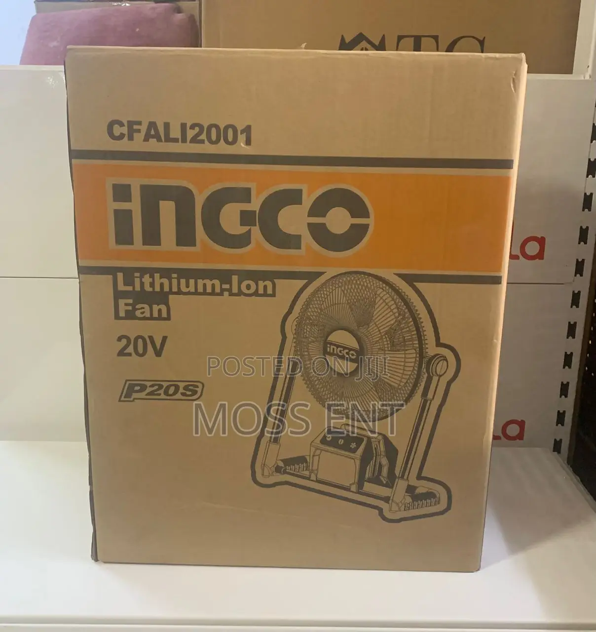 Ingco Lithium-Ion Fan 20v 12" - Cfali2001