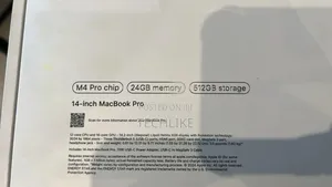 New Laptop Apple MacBook Pro 2024 M4 14-Inch 24GB Apple M4 SSD 512GB