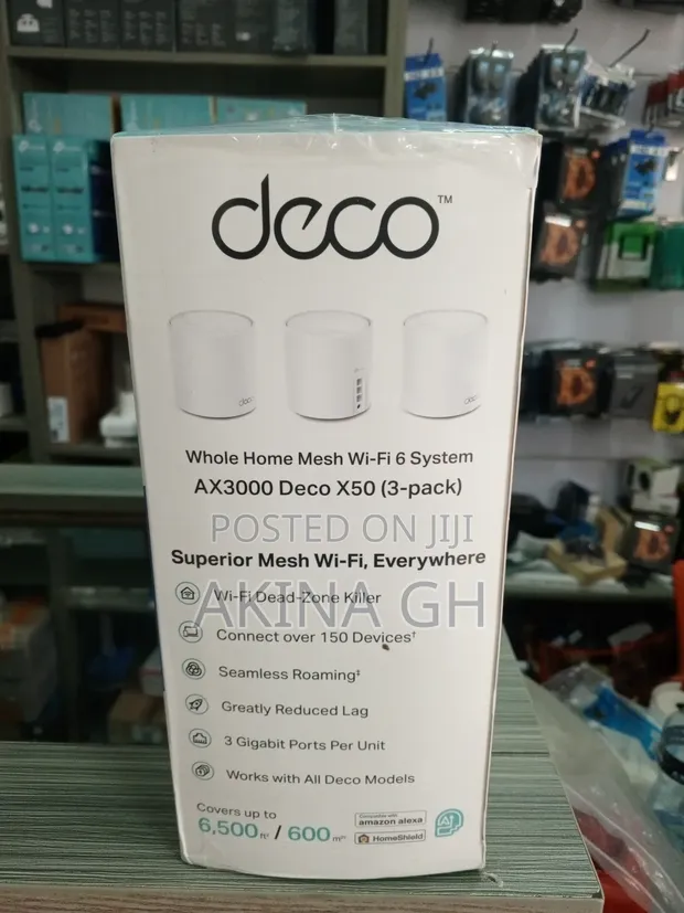 Tp-Link Whole Home Mesh System Ax3000 Deco X50 3