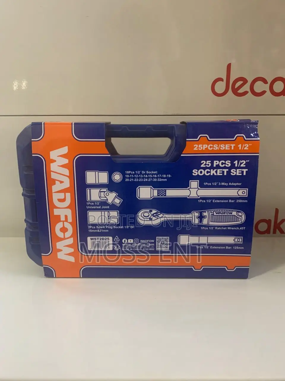 25 PCS 1/2" Socket Set - Wst2d25