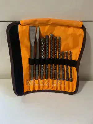 10pcs Drill Bits and Chisel Set - Akd2101
