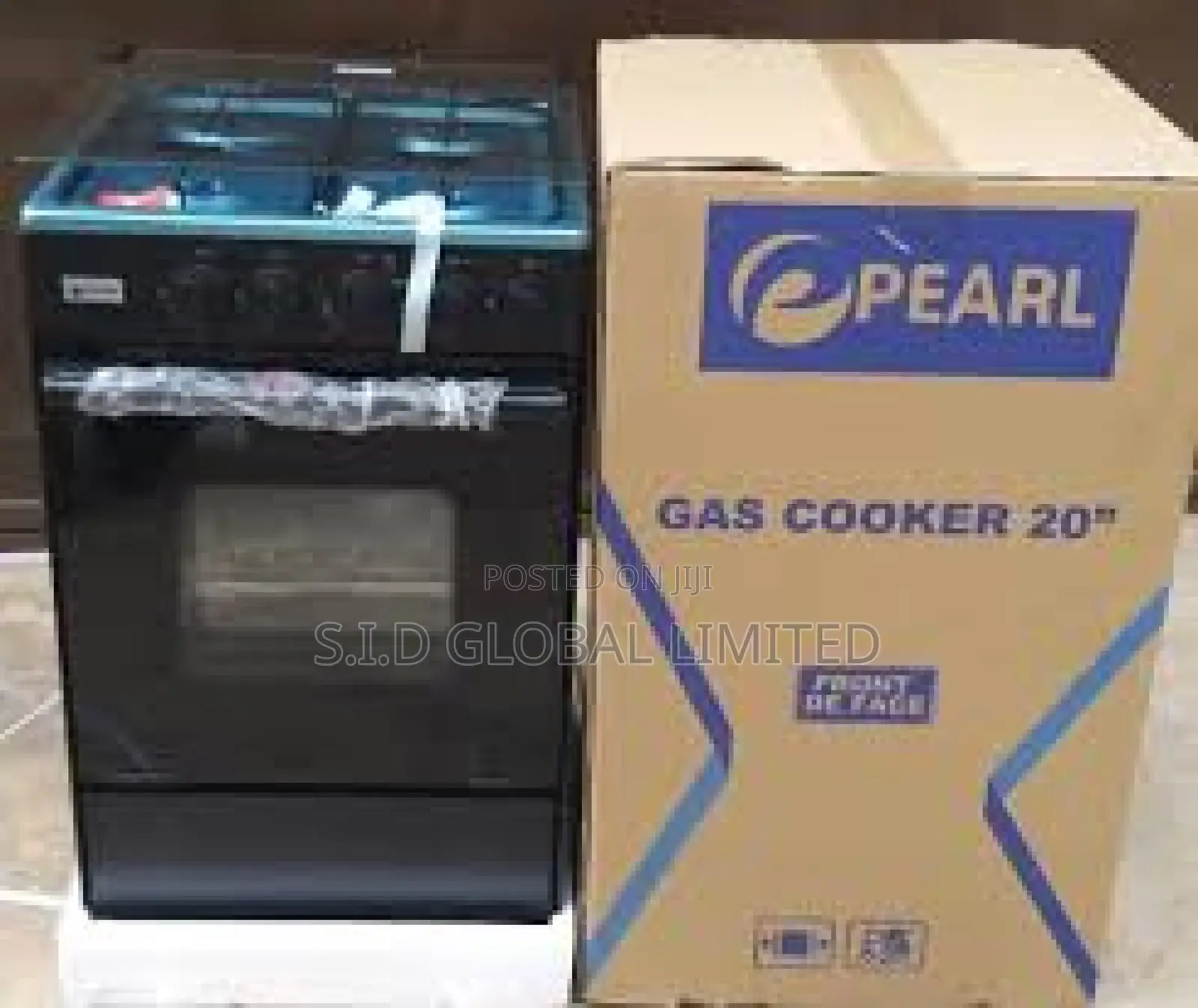 Newly Arrived Pearl 4 Gas Burner 50×55 With Oven and Grill