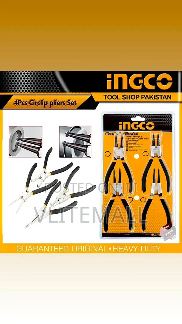 4 PCS Circlip Plier Set