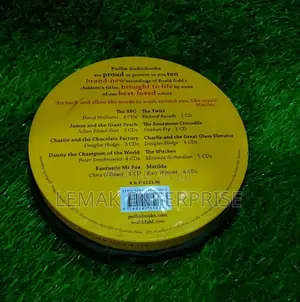 Roald Dahl Classics Audio Story Books Set 29 CD Metal Tin