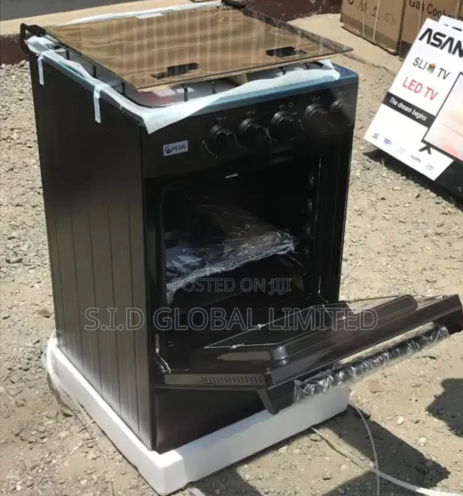 Affordable Modern Pearl 4gasburner 50×55 With Oven and Grill