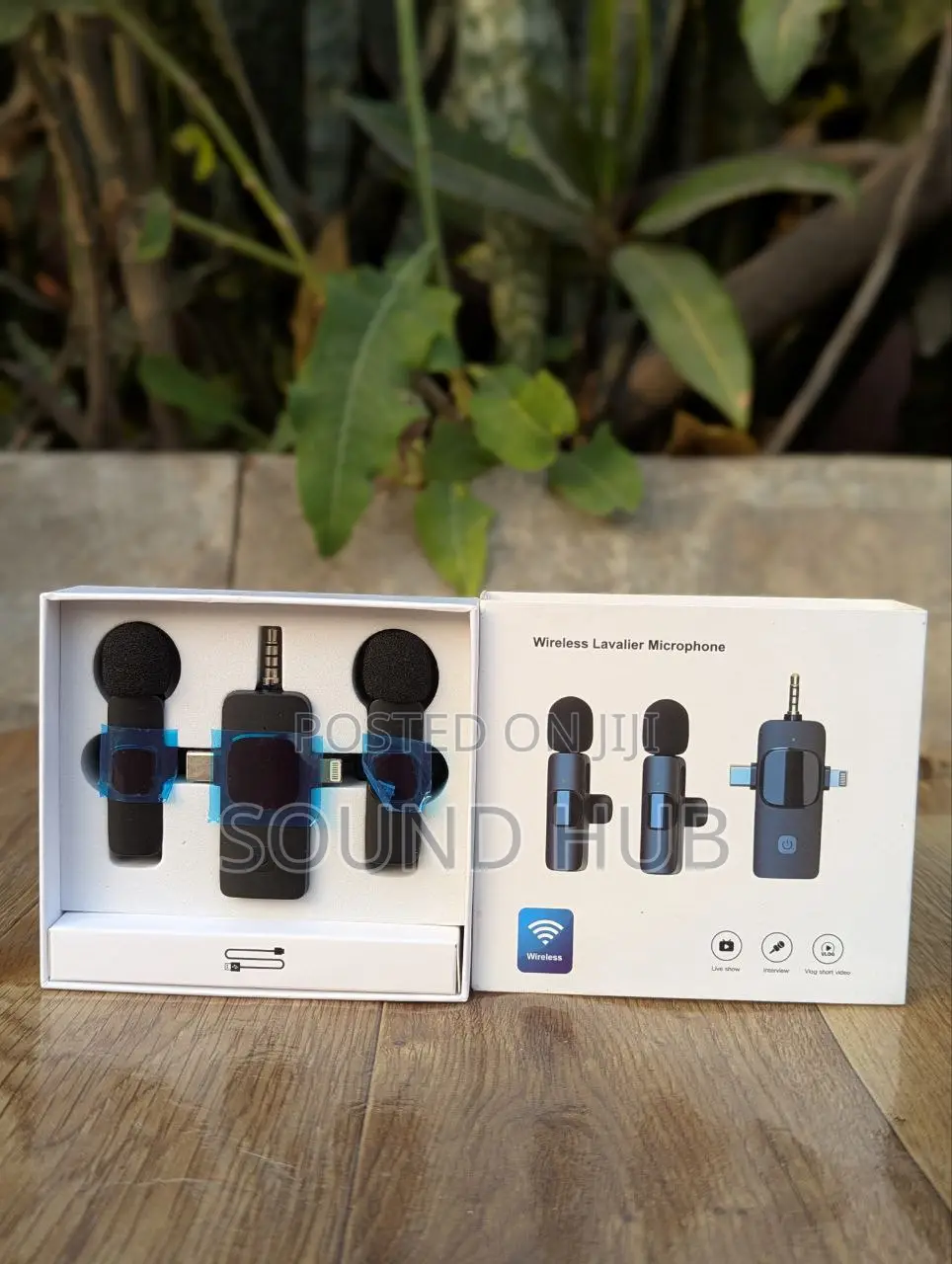 3in1 Wireless Microphone for iPhone, iPad, Android