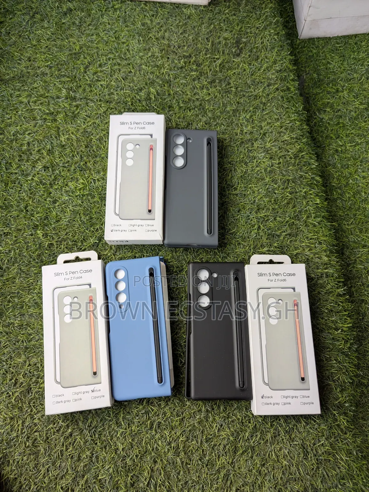 Z Fold 3, 4, 5 and 6 Case With S Pen Case