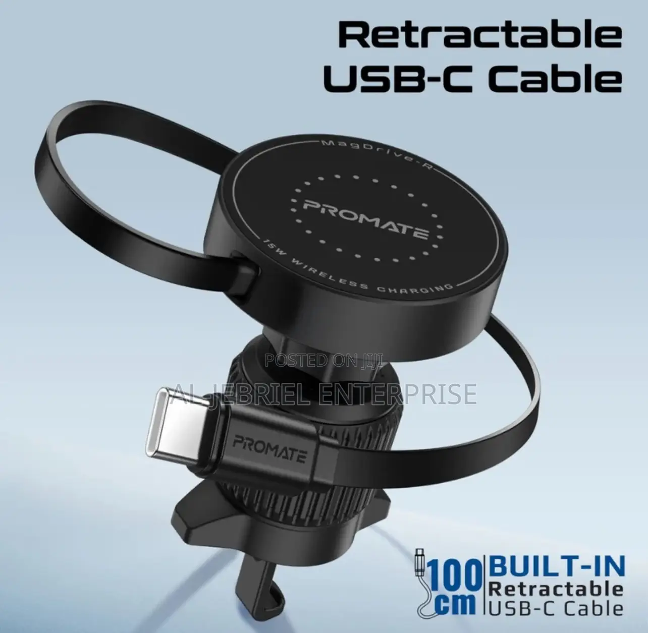 PROMATE Magdrive-R 15W Magsafe Wireless Car Charger