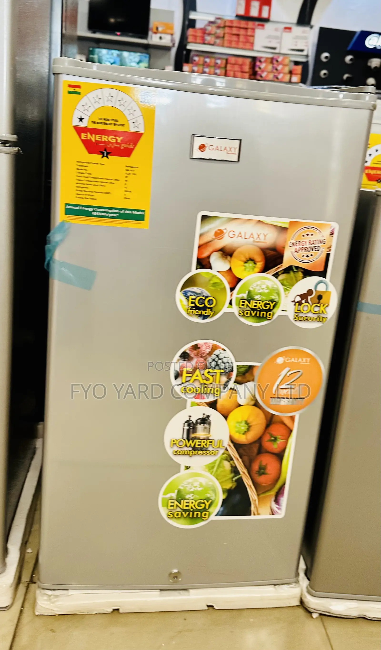 Energy+ Efficiency Galaxy Top Notch Table Top  Refrigerator