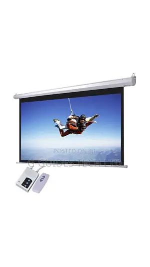 200cm X 200cm Electric Projector Screen With Remote