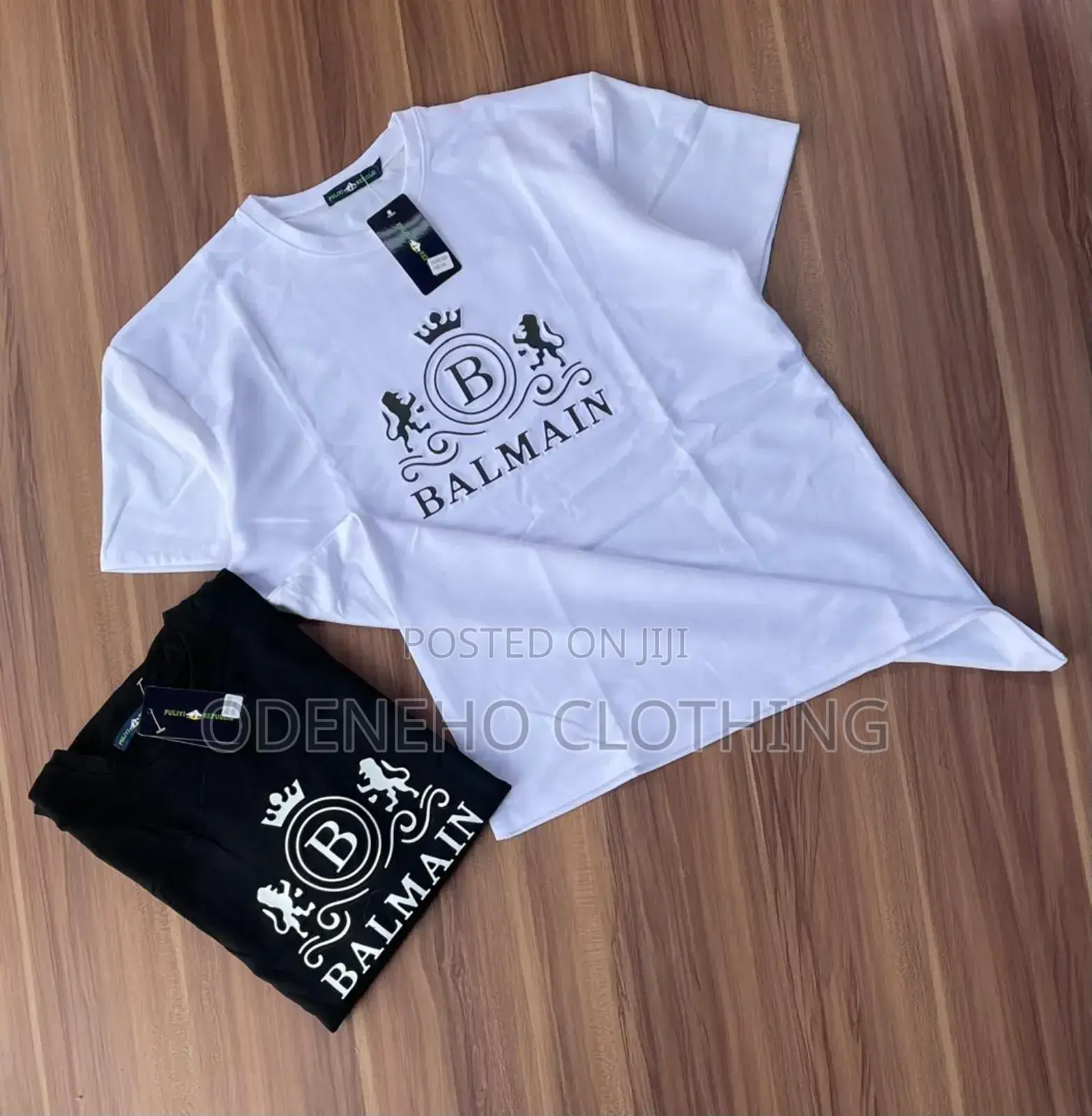 Turkish Balmain Round Neck T Shirts