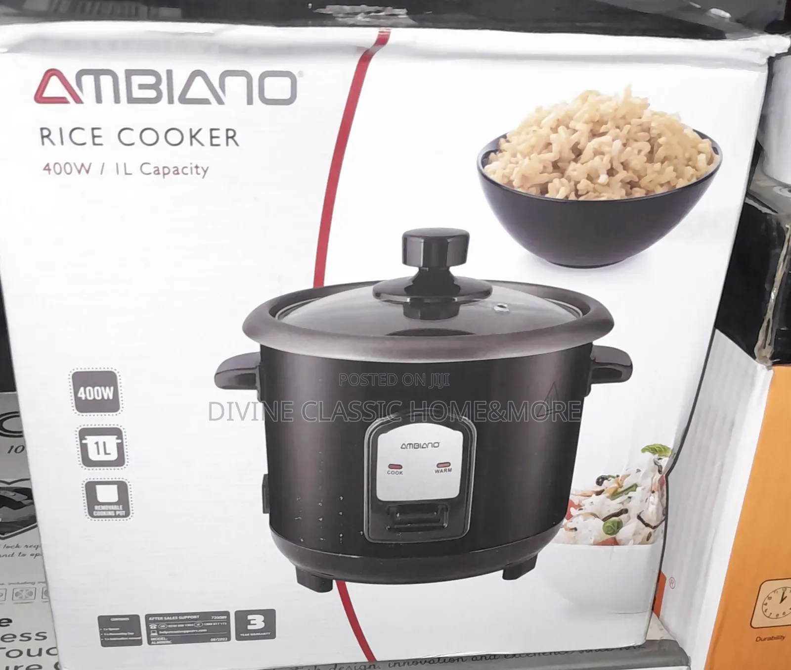 Ambiano 1lit Rice Cooker