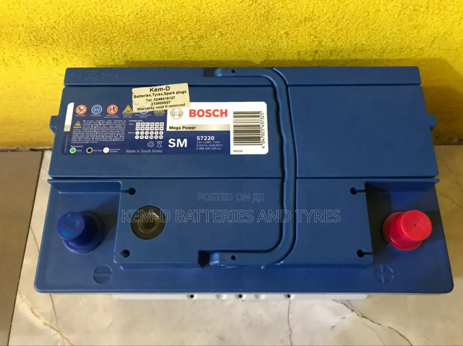 Original Bosch Car Battery Sm Mega Power 72ah
