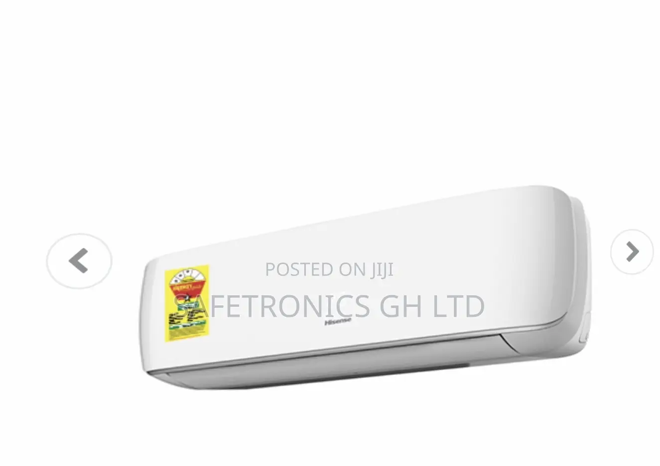 Hisense Eco Friendly 2.5 Hp Split Gas White Airconditioner