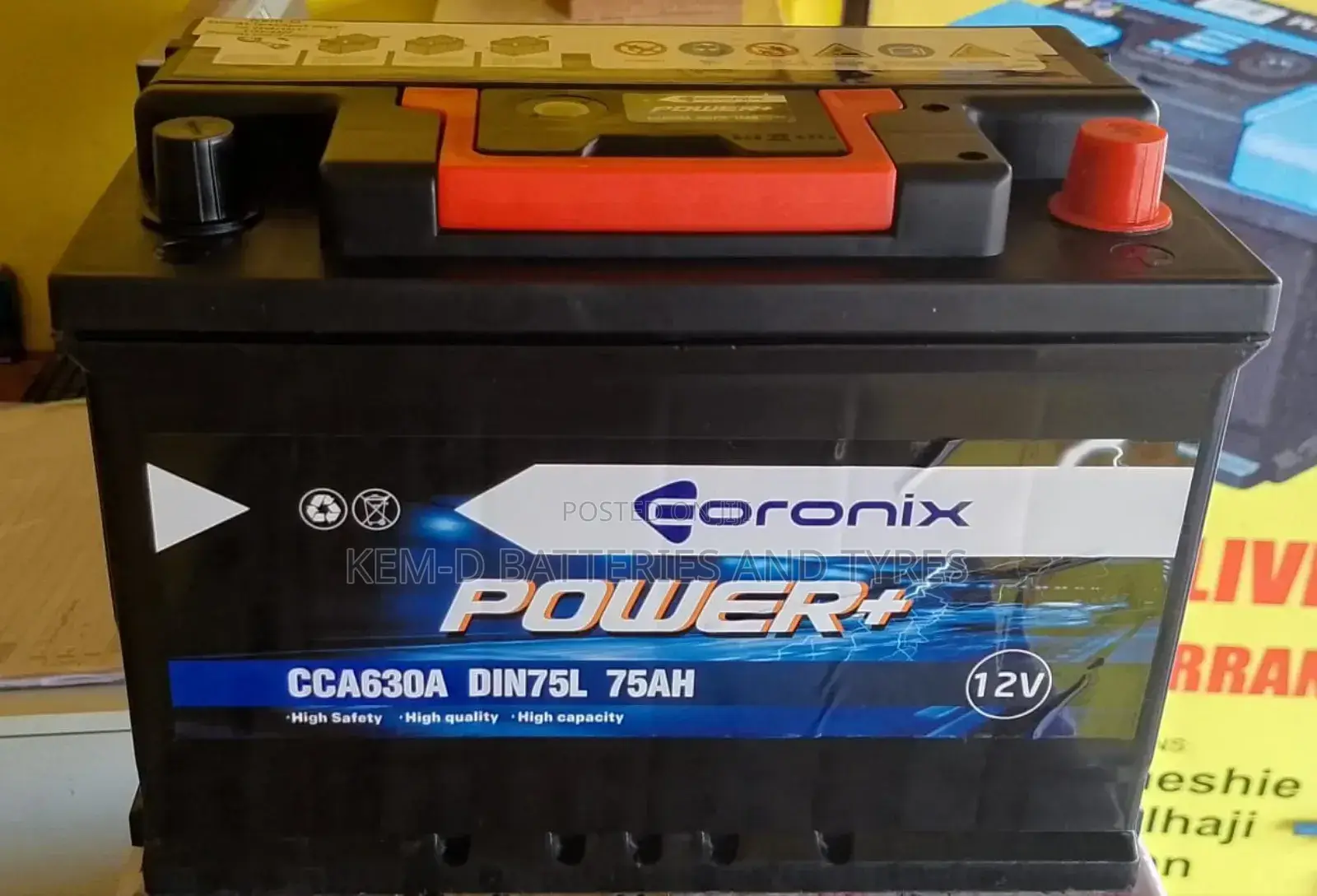 15 Plates Coronix Batteries _Free Delivery + Alternator Test