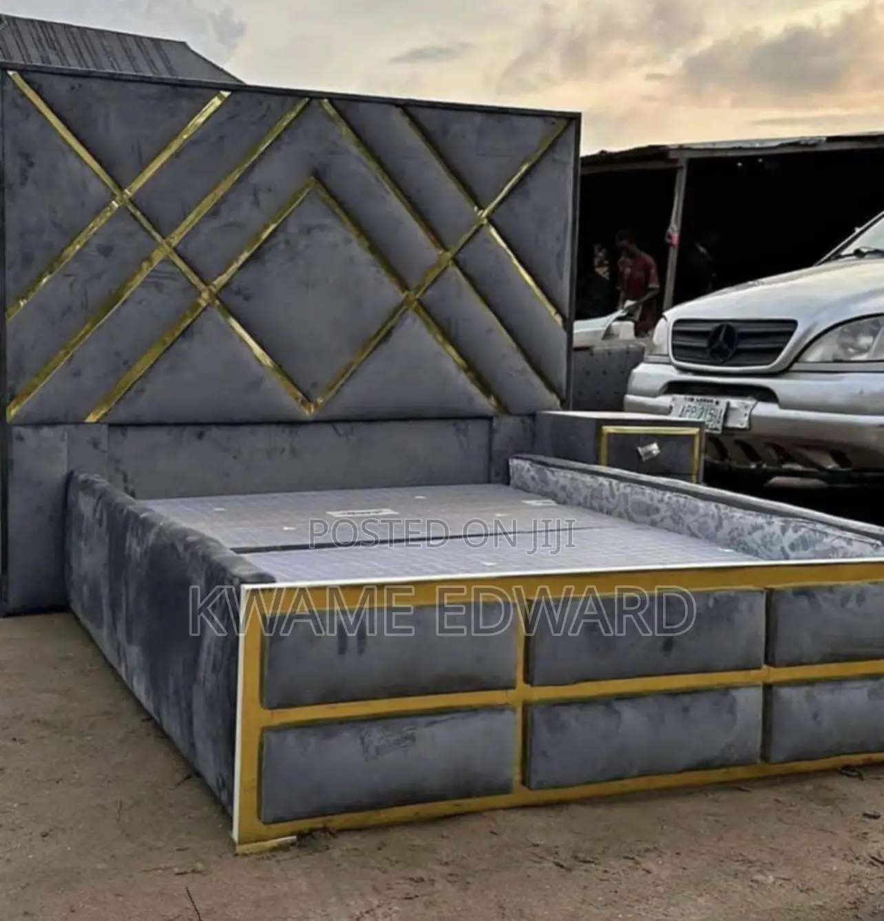 Queen Size Bed and Drawer