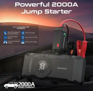 HEAVY DUTY PROMATE 2000A /12v Jump Starter With Powerbank