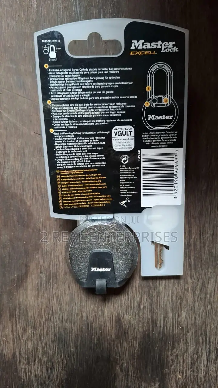 Heavy Duty Master Lock Steel Padlock Uk M830dlh