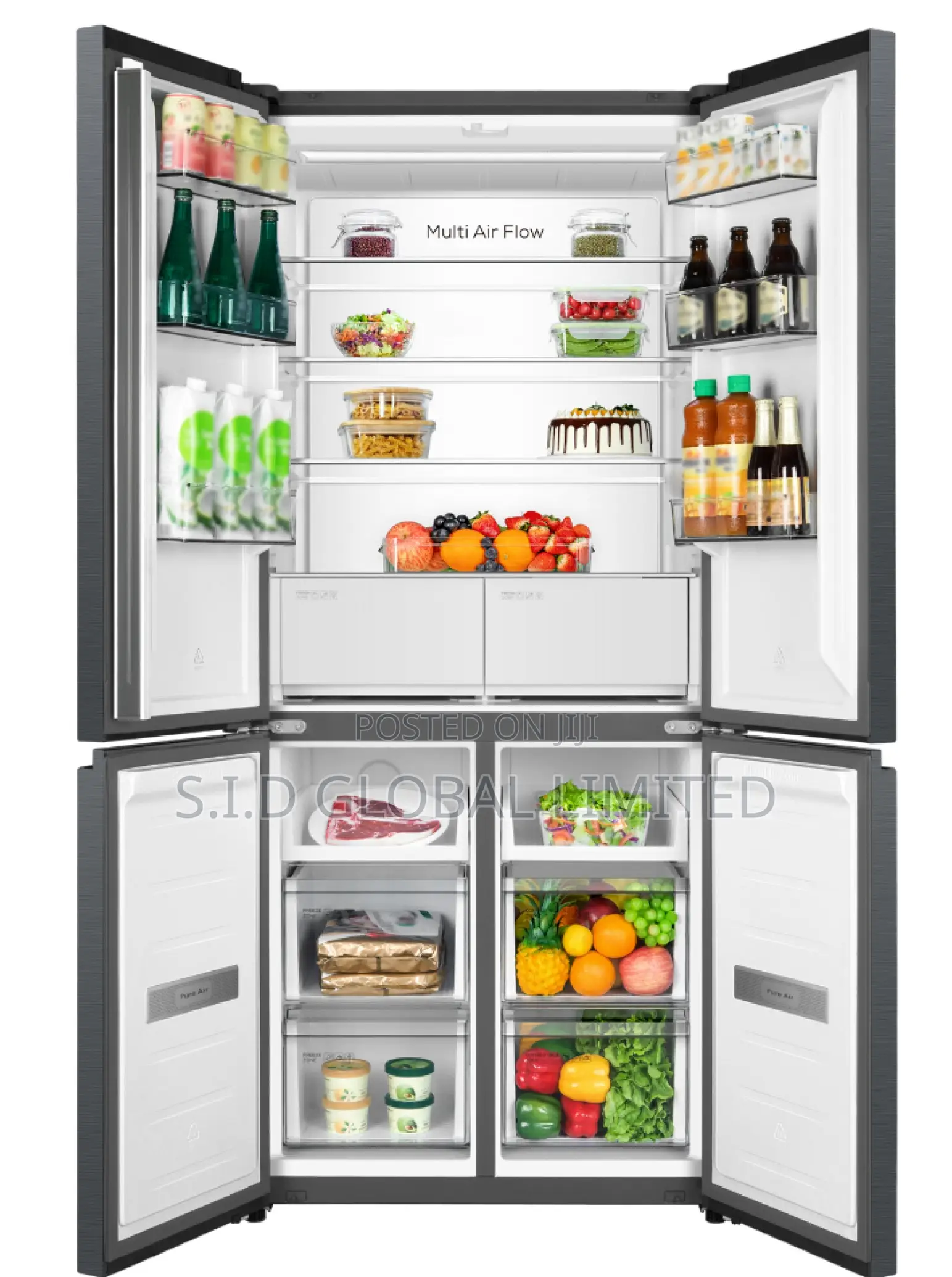 Cool Style Fresh Vibe of TCL-FRENCH-DOOR-REFRIGERATOR-476LTR