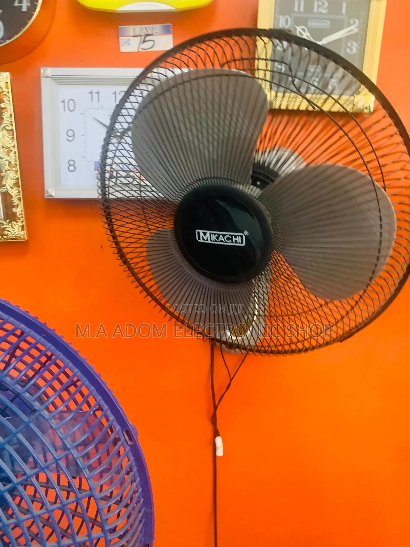 Brand New Wall Mounted Fan:Cool Comfort, Space-Saving Design