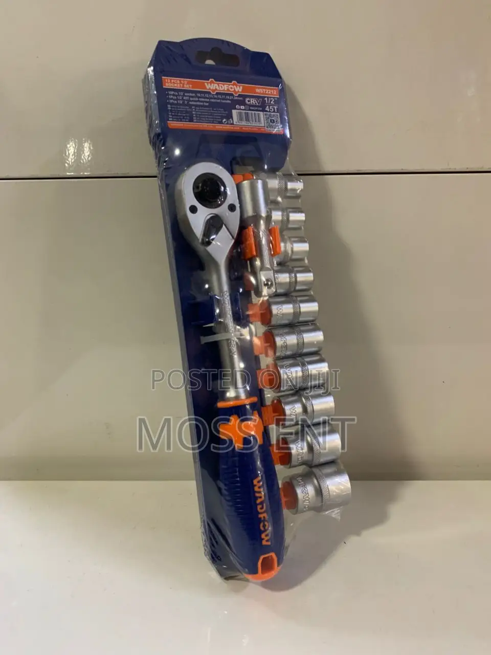12 PCS 1/2" Socket Set - Wst2212
