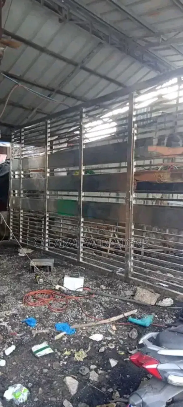 Modern Stainless Steel Gate