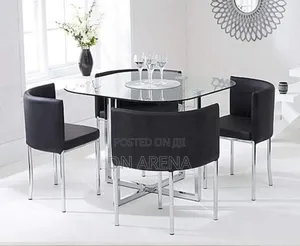 Abingdon Stowaway 4 Velvet Dining Chairs Table Excluded