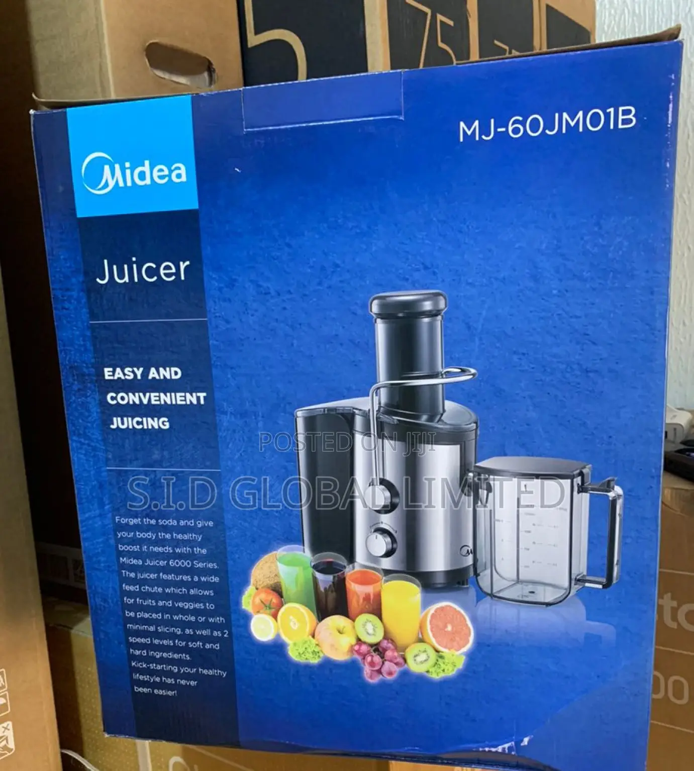 Stay Refreshed With Midea Stainless Steel Juicer MJ-60JM01B